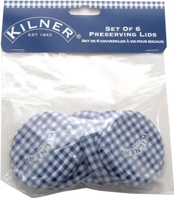 Immagine prodotto di kilner - Confezione da 6 coperchi a vite 63Mm