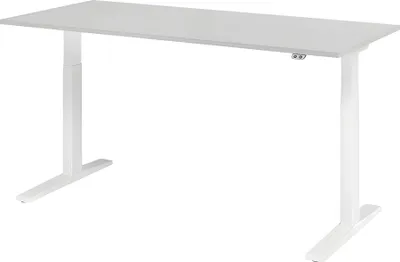 Obrázok produktu pre Stôl na sedenie/stojan XMKA19, 1800 x 800 x 700-1200 mm, sivý/biely