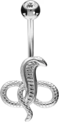 Produktbild von Bauchnabelpiercing Chirurgenstahl Bananabell KOBRA
