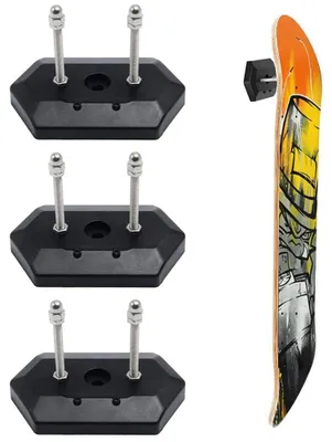 Produktbild von Solidchoice – Skateboardschienen zur Wandmontage für Präsentation und Aufbewahrung