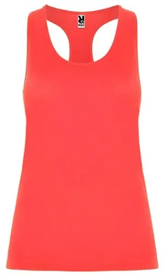 Immagine prodotto di Roly Sport - Top senza maniche da donna "Aida" LT2975 (XL) (corallo fluorescente)