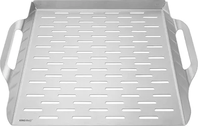 Obrázok produktu pre Głęboka tacka do grillowania 37 x 31 x 4.6 cm stal nierdzewna Kinghoff