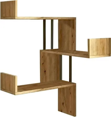 Produktbild von Regal Dmurator, Gestell, Wandregal, Mehrzweckregale, 60x60h109 cm, Eiche