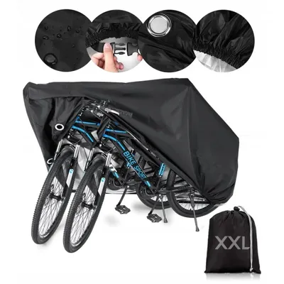 Produktbild von Wasserdichte Abdeckung für Fahrrad, Motorrad, Roller 200x70x110 cm, 100% Polyester, UV-beständig