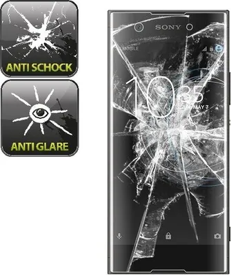 Produktbild von 2x Panzerfolie für Sony Xperia XA1 ANTI-SCHOCK Displayfolie Displayschutz MATT