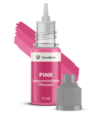 GoodBake Lebensmittelfarbe auf Ölbasis Pink 11 ml