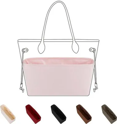 Immagine prodotto di Organizer rosa per borsetta con scomparto interno per borse MM