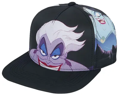 Imagen del producto de Disney - Gorra tipo snapback con estampado de Úrsula, de La Sirenita