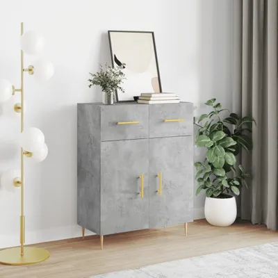 Obrázok produktu pre vidaXL Príborník betón sivý 69,5x34x90 cm odvodený výrobok z dreva