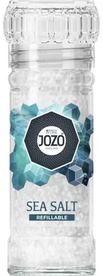 Obrázok produktu pre Naplniteľný mlynček Jozo Grof Zeezout 100 g – hrubá morská soľ do kuchyne a na stôl