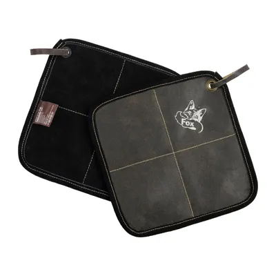 Produktbild von Cracker Pro 300 Topflappen aus Leder mit 2 Stück Vintage Brown