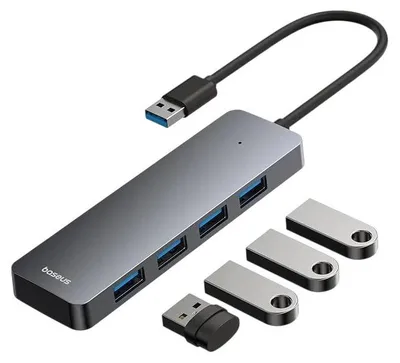 Zdjęcie produktu dla Hub Usb 3.0 4-Portowy Baseus B0005280B811-00
