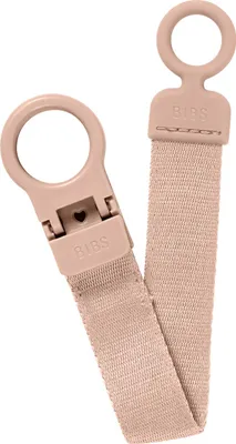 Produktbild von BIBS Clip Loop Schnullerkette - Blush | Schnuller & Schnullerbänder