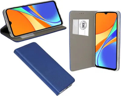 Obrázek produktu pro Pouzdro typu kniha "Smart" pro mobilní telefon XIAOMI REDMI 10A 4G kryt peněženkové pouzdro s funkcí stojánku, slot na karty modré