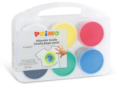 Zdjęcie produktu dla Primo 228TXD100SP, Czarny, Niebieski, Zielony, Czerwony, Biały, Żółty, Farby do ubrań