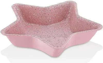 Produktbild von Korkmaz Torta Mini 2er Set Backform mit Granitbeschichtung - Sternförmig in Rosa