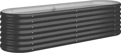 Produktbild von vidaXL Hochbeet Verzinkter Stahl 152x40x36 cm Anthrazit