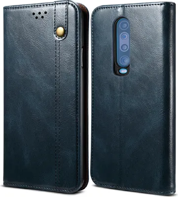 Produktbild von Xiaomi Poco X2 Hülle, LaimTop Leder Flip Brieftasche Schutzhülle für Xiaomi Poco X2 Blau