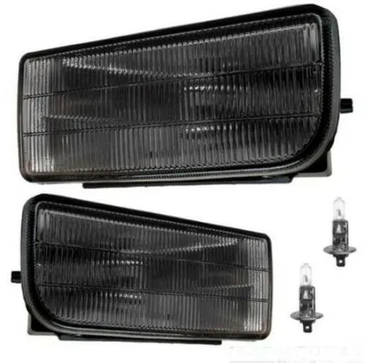 Für BMW 3er E36 (alle) 2x Nebelscheinwerfer in SCHWARZ Birnen H1 Links + Rechts in der Farbe SCHWARZ von Goingfast
