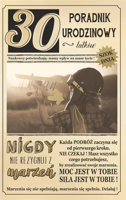 Zdjęcie produktu dla Kartka okolicznościowa Urodziny 30 U09