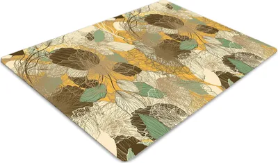 Produktbild von Stuhlunterlage Bürostuhlunterlage 120 cm x 90 cm Bodenmatte Bürostuhlunterlage - Retro Art.