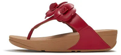 Produktbild von FitFlop Lulu Flower Zehenstegsandalen ROOD 40