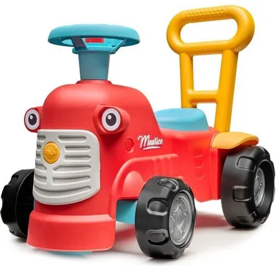 Produktbild von Trettraktor Maurice, Lenkrad, Aufklappbarer Sitz, Hergestellt in Frankreich, 90% recyceltes Plastik, Ab 12 Monaten