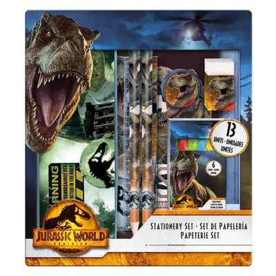 Image de Kids Euroswan Set d'écriture 13 pièces - Jurassic World