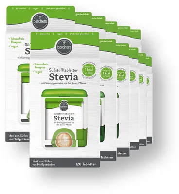 Produktbild von BORCHERS Stevia Süßstofftabletten (12x120 Stk.)