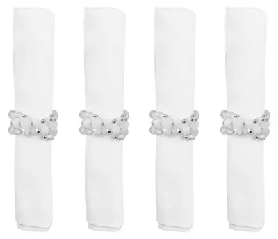 Produktbild von 4er-Set Serviettenringe in Armbandform