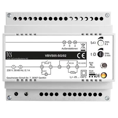 Productafbeelding van TCS-voedingsunit VBVS05-SG/02 en besturingsunit, 1-kanaals, 6 TE
