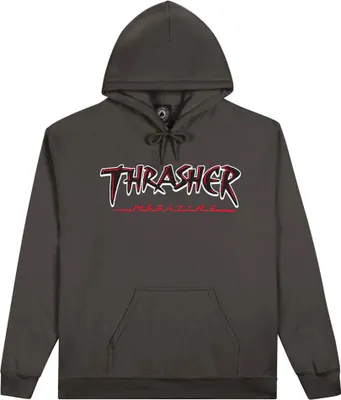Produktbild von Thrasher Slash Kapuzenpullover Grau S Herren,Damen Grau S