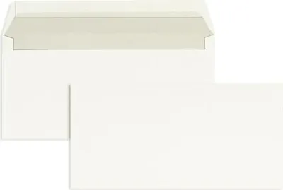 Produktbild von Briefumschläge DIN C6/5 80g/qm haftklebend VE=1000 Stück weiß