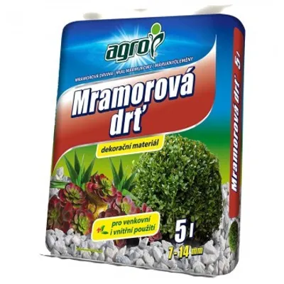 Produktbild von AGRO, Marmorsteinmehl, Körnung 4 - 7 mm, 5 Liter