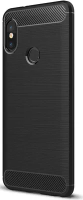 Zdjęcie produktu dla Ochronne etui na telefon komórkowy dla Xiaomi Mi 6X Case Cover Carbon Optics Black