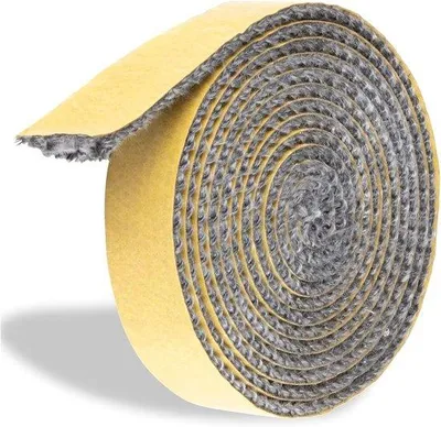 Produktbild von Dichtungsband für Kamin, Ofen und Schornstein - Glasfaser 18mm Schwarz