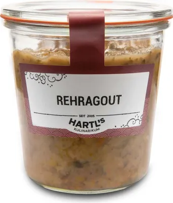 Produktbild von Rehragout 460g - Fertiggericht von Hartls Kulinarikum