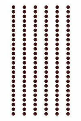 Image de Sticker strass rouge