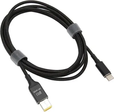 Zdjęcie produktu dla Przedłużacz z przejściówką USB-C na wtyczkę prostokątną, szybkie ładowanie 135 W