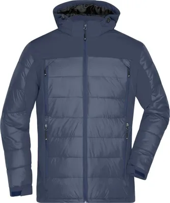 Produktbild von Thermojacke in attraktivem Materialmix navy, Gr. L