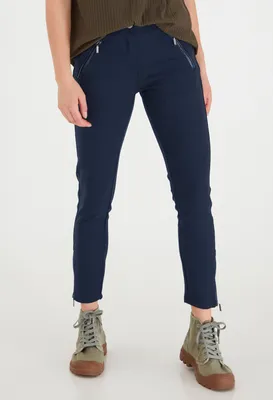 Image de fransa FRZio Pantalon en tissu pour femmes Pantalon chino avec stretch Tight Fit Mid Waist Cropped