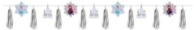Produktbild von "Frozen Idyllic Wonder" Partydeko Artikel Variante: Girlande Papiermit Metallic-Quasten