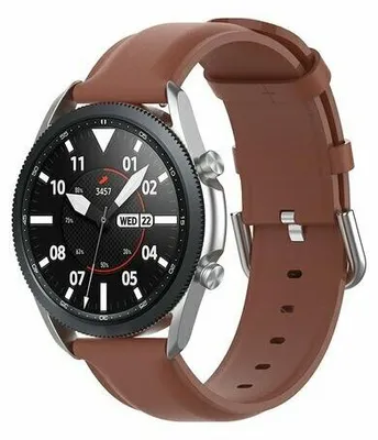 Produktbild von By Qubix passend für Garmin Venu 2 & 3 - Classic Lederarmband - Braun