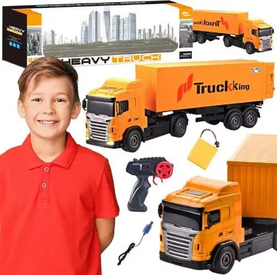Obrázok produktu pre Diaľkovo ovládaný kontajner Truck 2.4G technológia svieti