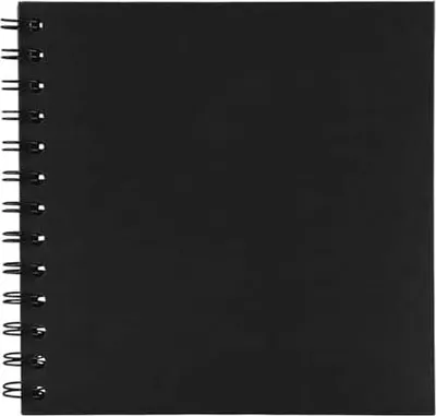 Produktbild von Fotoalbum zum Selbstgestalten, 17x17cm Schwarz Scrapbook 20 Blätter 40 Seiten Fotoalben Ringbuch Fotobücher Kraftpapier für Baby Familie Geburtstag Jahrestag Hochzeit Valentinstag