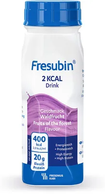 Produktbild von Fresubin 2 kcal Drink Waldfrucht Trinkflasche 4X200 ml