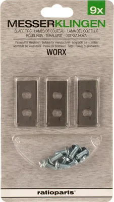 Obrázek produktu pro Sada nožů Worx se šrouby /9 sad/