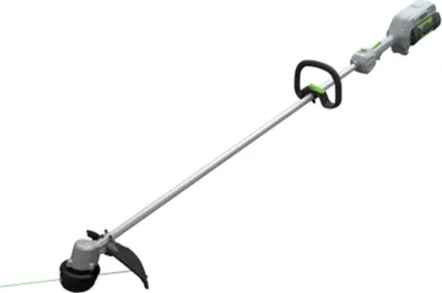 A cordless string trimmer is shown against a white background.