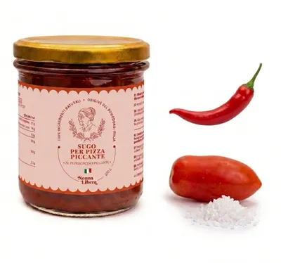 Produktbild von Pikante Pizzasoße „Sugo per pizza Piccante“ 300 g – Nonna Libera
