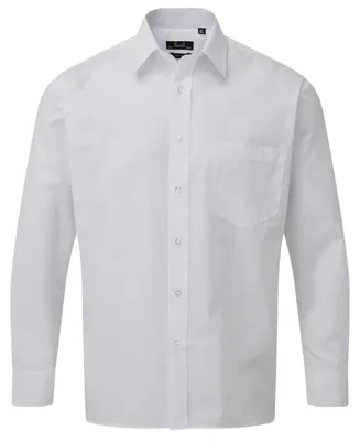 Produktbild von Premier - Hemd für Herren Langärmlig LT5998 (51cm) (Weiß)